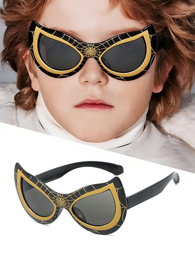 SPIDERMAN 3PCS Children's Sunglasses Anti-UV Spider Boy Sunglasses Superhero Cartoon Glasses Men and Girls Sun Glasses - Image 2